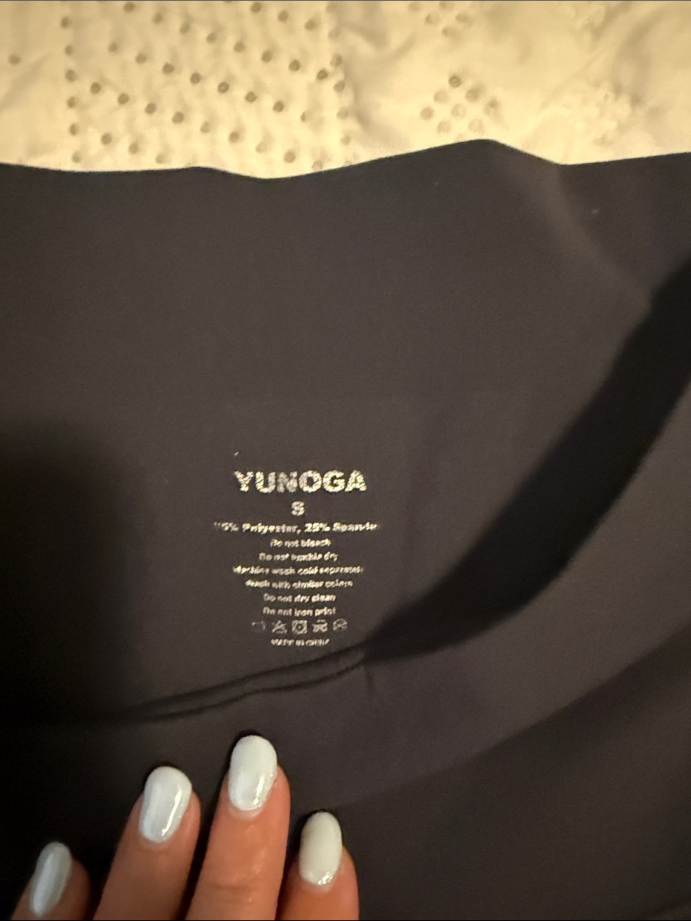 Yunoga Charcoal Grey High-Waist Leggings - Picture 3 of 4